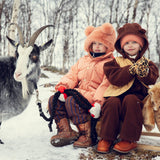 미니 로디니 :: 베어 엠브 파일 팬츠 브라운