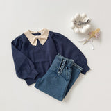 Emile Et Ida :: Pierrot Collar Pullover Marine