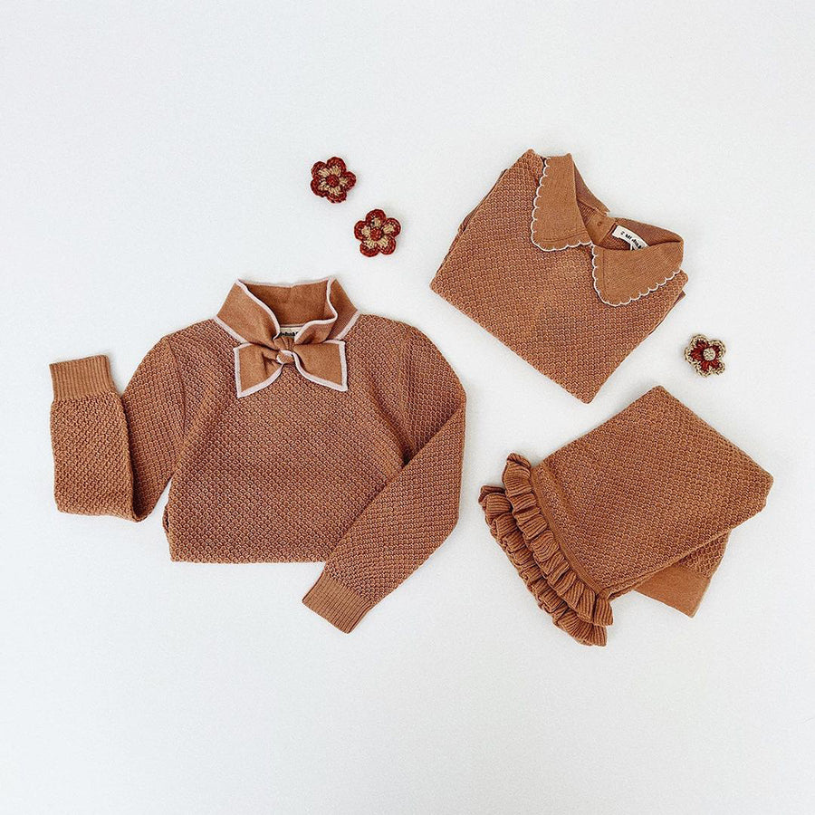 Misha And Puff :: Bow Joanne Sweater Rose Gold – The Front Shop
