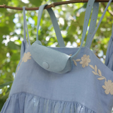 Ecrin -  Suede Coin Bag Blue Bell