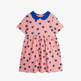 Mini Rodini :: Outlined Hearts Aop Ss Dress Pink