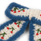 Konges Sloejd :: Cherry Crochet Bow Clip