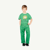 The Animals Observatory :: Rooster Kids T-Shirt Green Flower