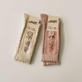 Collegien :: Dalia Jacquard Flower Knee High Socks 331