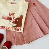 The Animals Observatory :: Turkey Kids Skirt Pink Logo
