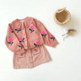 Emile Et Ida :: Flowers Cardigan Rose