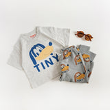Tinycottons :: Tiny Dog Graphic Tee Light Cream Heather