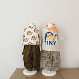 Tinycottons :: Tiny Dog Graphic Tee Light Cream Heather