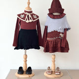 Iver and Isla:: Lace-Edge Shawl Heather