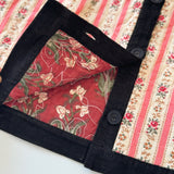 Bonjour Diary :: Dress Coat With Scarf Tapestry Pink Stripe Print