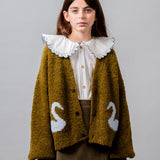 Birinit Petit - Ivory Rita embroidered shirt girl