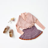 Iver and Isla:: Lace-Edge Shawl Blush