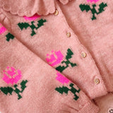 Emile Et Ida :: Flowers Cardigan Rose