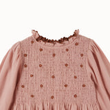 Emile Et Ida - Robe Smockee Brodee Sakura