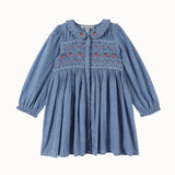 Emile Et Ida - Robe Smockee Chambray