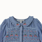 Emile Et Ida - Robe Smockee Chambray
