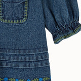 Emile Et Ida - Robe Denim Brodee Denim