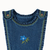 Emile Et Ida - Robe Tablier Brodee Denim Denim
