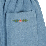 Emile Et Ida - Pantalon Denim Genouillere Bleu Delave