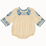 Apolina -  Baby Stevie Ls Romper Cream