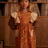 Apolina :: Ursina Frill Pinafore Autumn Harvest Floral