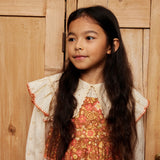 Apolina :: Ursina Frill Pinafore Autumn Harvest Floral