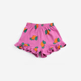 Bobo Choses :: Tangerine All Over Ruffled Shorts