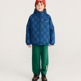 Bobo Choses - Almost Moire All Over Reversible Anorak Navy Blue