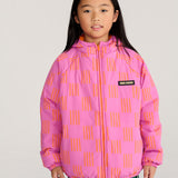 Bobo Choses - Almost Moire All Over Reversible Anorak Fuchsia