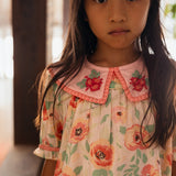 Bachaa -  Candy Blouse/Short Dress Poppy Print