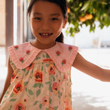 Bachaa -  Flamingo Blouse & Short Set Poppy Print