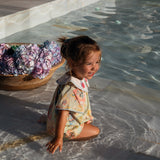 Bachaa -  Granite Romper Watercolor Print