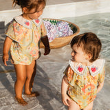 Bachaa -  Granite Romper Watercolor Print