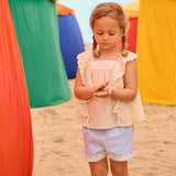 루이스 미샤 :: 블라우스 지아 옐로우 써니 스트라이프 