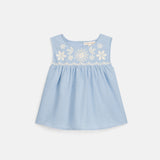 Louise Misha :: Blouse Malaya Oxford Blue