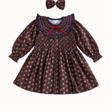Bonjour Diary - Tunic With Hair Clips Little Bouquet Print