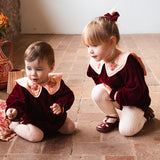 Bachaa :: Angel Romper Burgundy