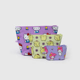 Baggu :: Go Pouch Set Hello Kitty And Friends Florals