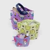 Baggu :: Go Pouch Set Hello Kitty And Friends Florals
