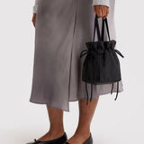 Baggu - Nylon Drawstring Bag Black