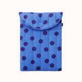 Baggu - Puffy Laptop Sleeve 16" Blue Polka Dot