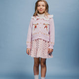 Bebe Organic - Laurel Cardigan Lambs Jaquard Knit