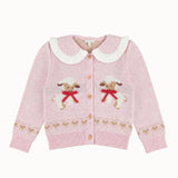 Bebe Organic - Laurel Cardigan Lambs Jaquard Knit