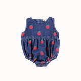 Bebe Organic - Minnie Overall Apple Denim