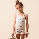 Birinit Petit -  Knit Top With Floral Embroidery