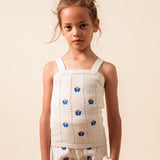 Birinit Petit -  Knit Top With Floral Embroidery