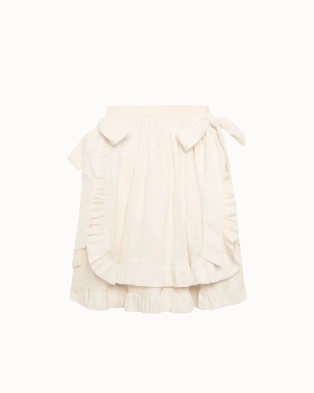 Birinit Petit Embroidered Midi Skirt - girls sand cotton skirt