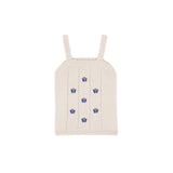 Birinit Petit -  Knit Top With Floral Embroidery