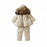 Bobble Babies :: Two Piece Snowsuit Ivory