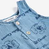 보보 초세스 :: 피클스 더 도그 올 오버 데님 플레이수트